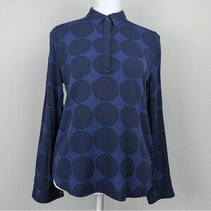 Marimekko x UNIQLO Navy Blue Blouse – Size XXS